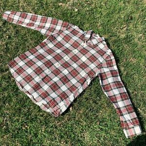 Eddie Bauer Relaxed Fit Men’s Flannel Large Plaid